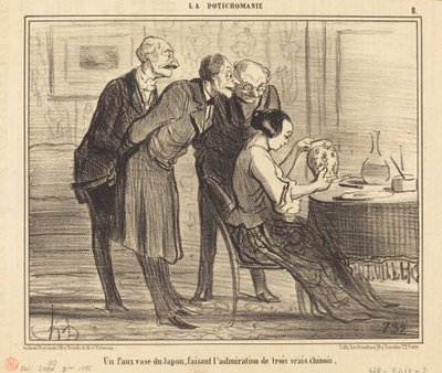 Un falso vaso del Giappone che fa... da Honoré Daumier