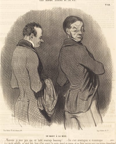 Un abito alla moda da Honoré Daumier
