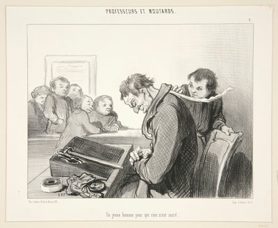 Un giovane per cui nulla n da Honoré Daumier