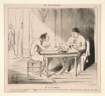 Un bel gioco di parole. Hai sei, Generale? da Honoré Daumier