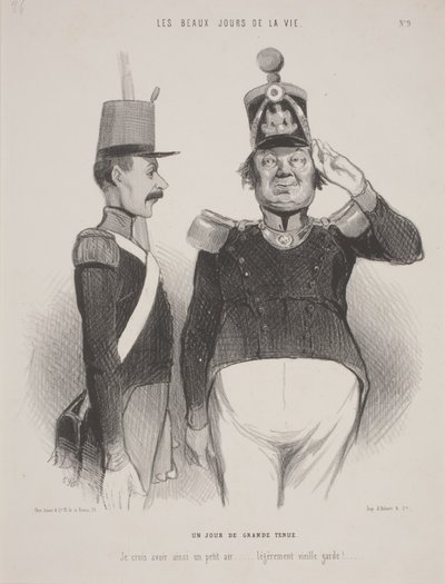 Un giorno di grande tenuta da Honoré Daumier