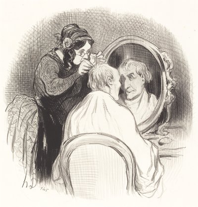 Un signore ringiovanito troppo da Honoré Daumier