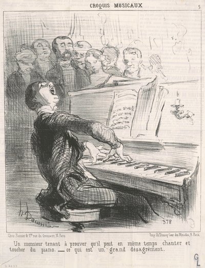 Un Signore che vuole dimostrare che può... da Honoré Daumier