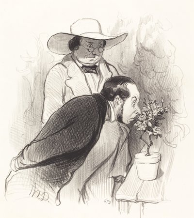 Un trionfo del botanico da Honoré Daumier