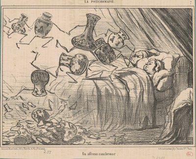 Un orribile incubo da Honoré Daumier