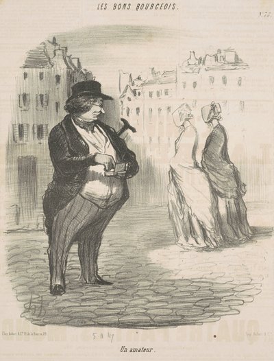Un Amatore da Honoré Daumier