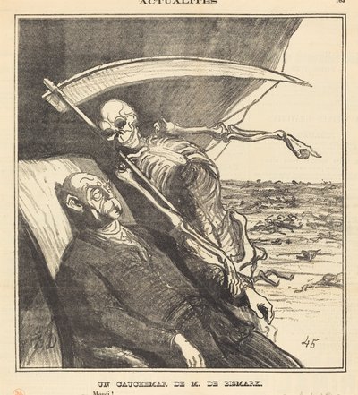 Un incubo di M. Bismarck da Honoré Daumier