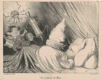 Un incubo di Mimi da Honoré Daumier