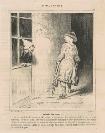 Un coleottero cinese da Honoré Daumier