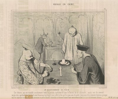 Un Divertimento di Pechino da Honoré Daumier