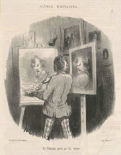 Un francese dipinto da lui stesso da Honoré Daumier