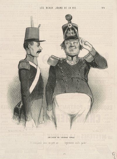 Un giorno di grande tenuta da Honoré Daumier
