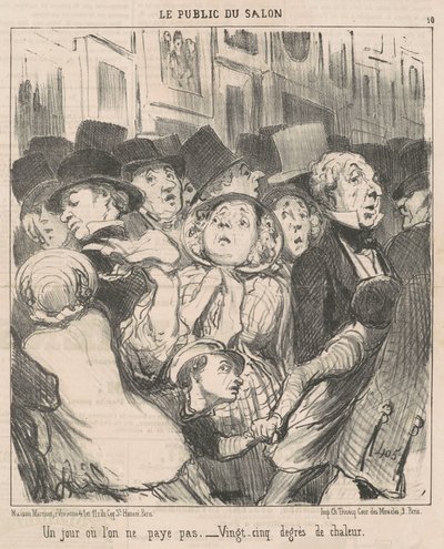 Un giorno senza pagare da Honoré Daumier