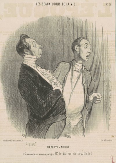 Un nuovo nobilitato da Honoré Daumier