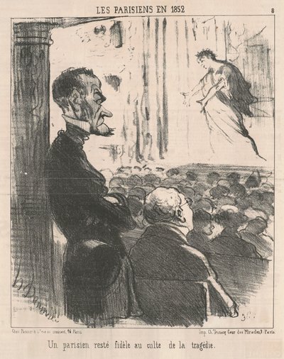 Un parigino rimasto fedele... da Honoré Daumier
