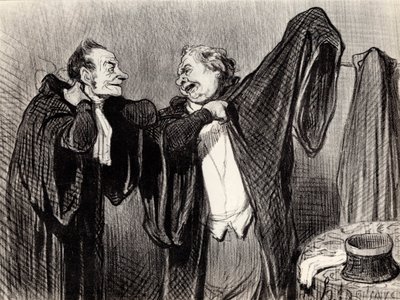 Tra colleghi, 1845-1848 da Honoré Daumier