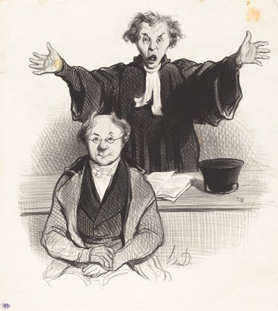 Una richiesta di separazione da Honoré Daumier