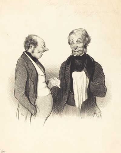 Una buona notizia da Honoré Daumier