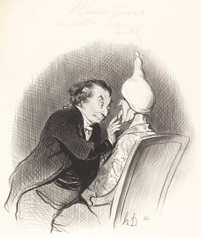 Una felice scoperta da Honoré Daumier
