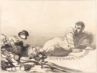 Una panico di lillipuziani... da Honoré Daumier