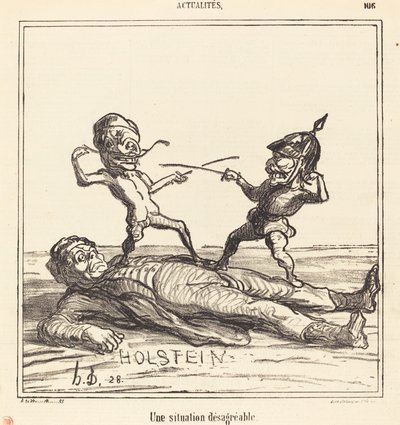 Una situazione spiacevole da Honoré Daumier