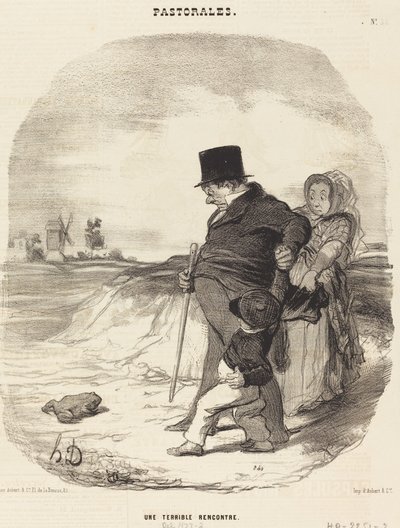 Un incontro terribile da Honoré Daumier