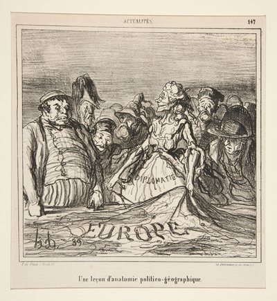 Una lezione di da Honoré Daumier