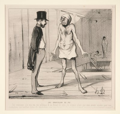 Una professione di fede da Honoré Daumier