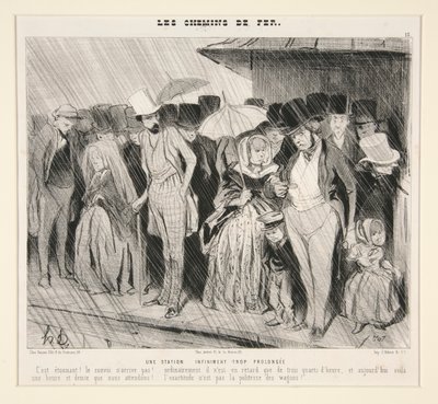 Una stazione infinitamente troppo prolungata: C da Honoré Daumier