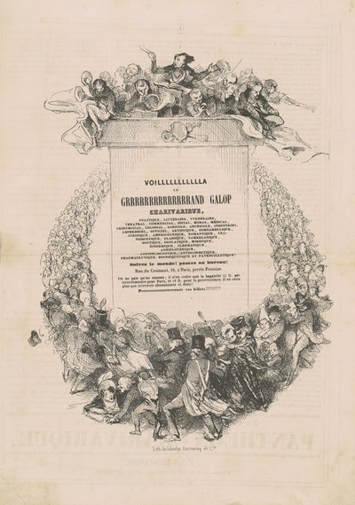 VOILLLLLLLLLLLA LE GRRRRRRRRRRRRRRAND galop charivarique da Honoré Daumier