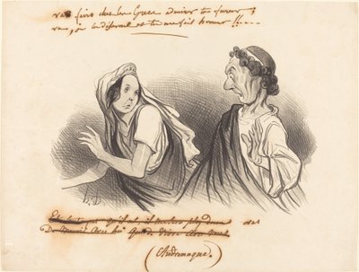 Vai a far... ammirare la tua furia... da Honoré Daumier
