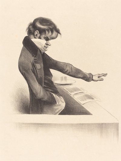 Viennet alla tribuna da Honoré Daumier