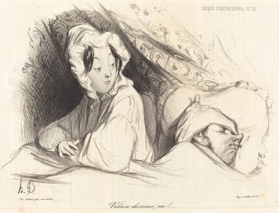 Vilain dormeur, va! da Honoré Daumier