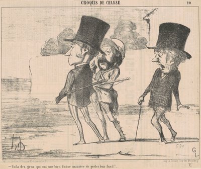 Ecco delle persone che hanno... un modo terribile... da Honoré Daumier