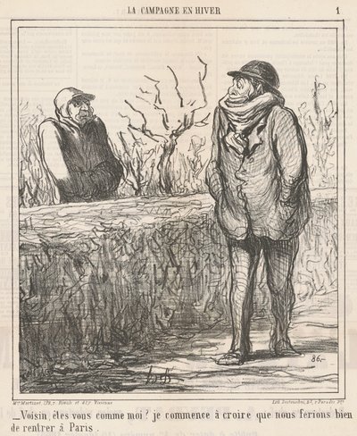 Vicino, sei come me?... da Honoré Daumier