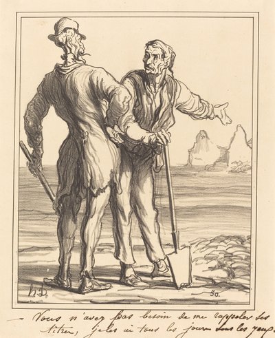 Non hai bisogno di ricordarmi i suoi titoli... da Honoré Daumier
