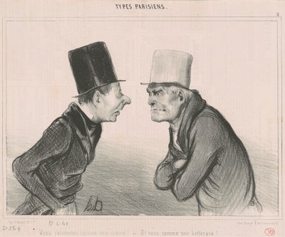 Ragioni come una Canna! da Honoré Daumier