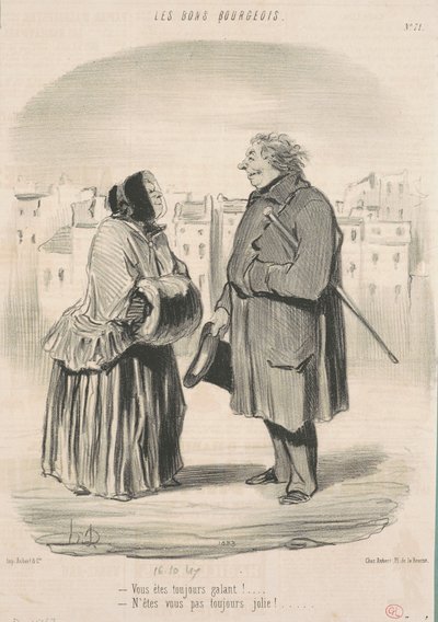 Sei sempre galante! ... da Honoré Daumier