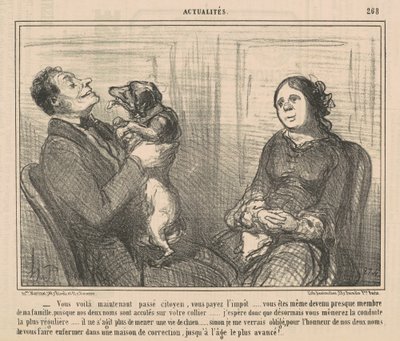 Vous voila maintenant passe citoyen da Honoré Daumier