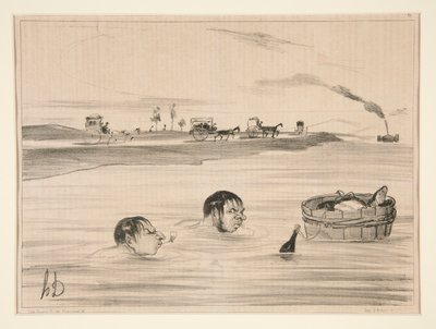 Viaggio a St. Cloud da Honoré Daumier