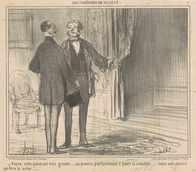 Vedete, questo pezzo è molto grande... da Honoré Daumier