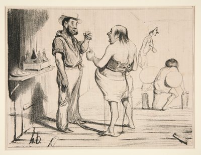 Vedete, Borghesi, siete proprio nel da Honoré Daumier