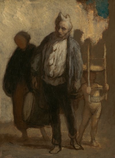 Saltimbanchi erranti da Honoré Daumier