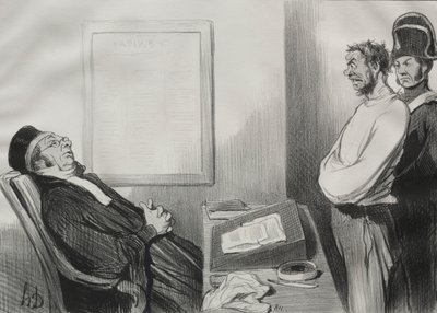 Avevi fame...Non è una ragione... da Honoré Daumier