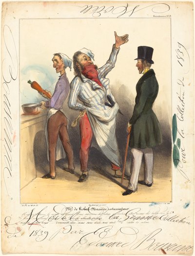 Sig. de Robert Macaire Ristoratore da Honoré Daumier and Edouard Bouvenne