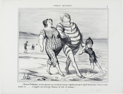 "- Madame Prudhomme, non abbiamo fretta, ricordiamo che la dignità deve presiedere a tutti gli atti della vita... solo la dignità distingue l