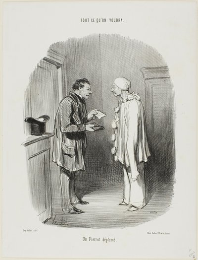 Un Pierrot spennato, piatto 9 da Tout Ce Qu