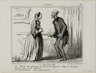 Un rivale del signor Hume. "- Oh Adelaide, che esperienza.... Ho appena fatto apparire l