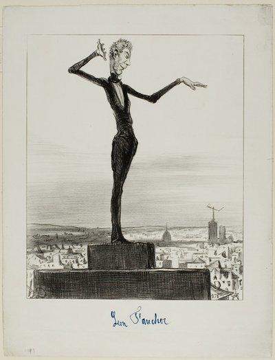 Un suggerimento del Charivari al sig. Léon Faucher per evitare errori telegrafici in futuro, tavola 122 da Actualités da Honoré Victorin Daumier