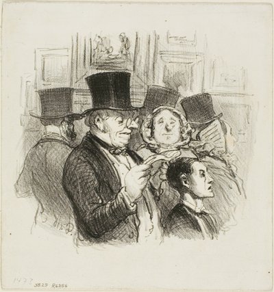 Una visita al salone da Honoré Victorin Daumier